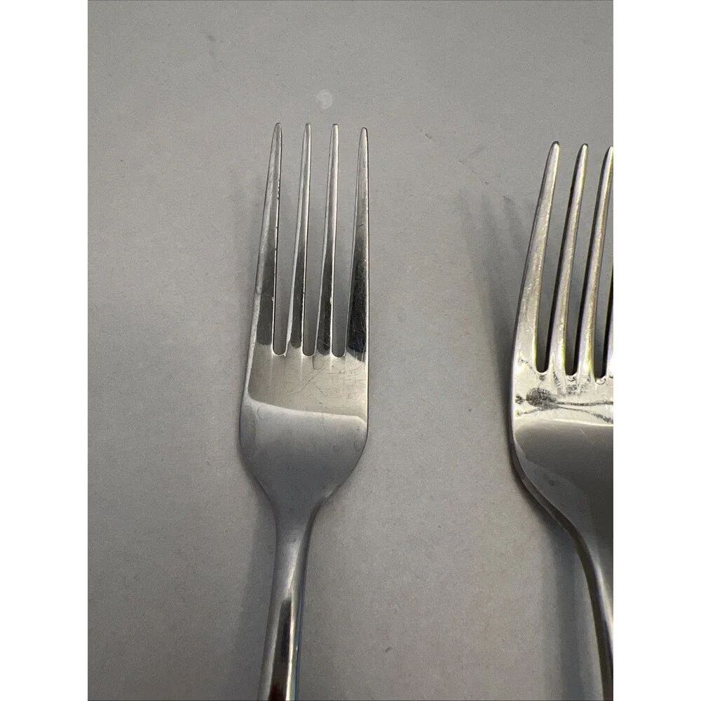 3 Oneida Jennifer Luann Mooncrest Trista Dinner Forks Stainless Steel Flatware